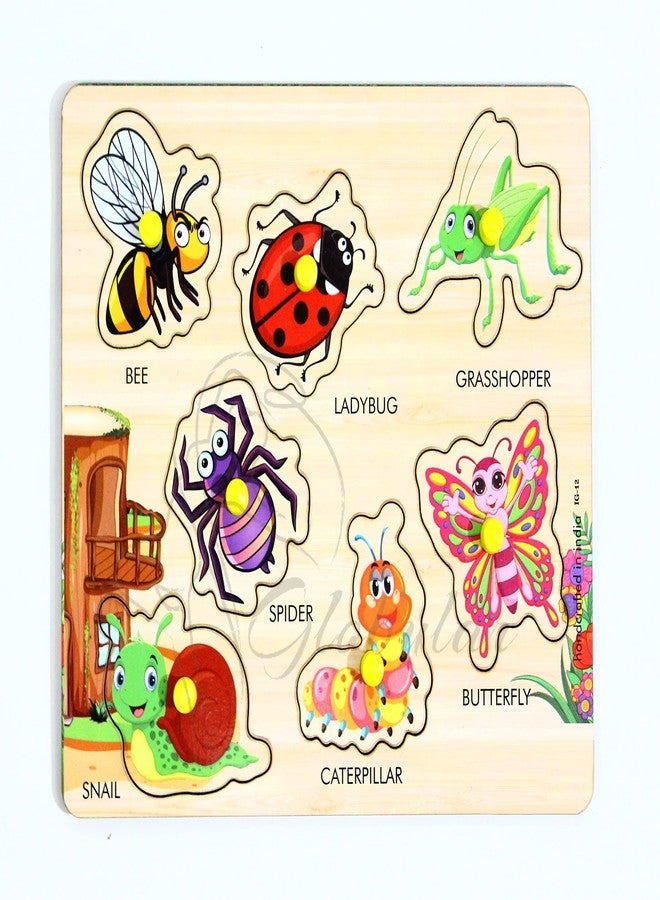 Globular Learning Butterfly Wooden Slat Non Toxic Eco-Friendly 3+ Year Learn Fun Toy - Image 1